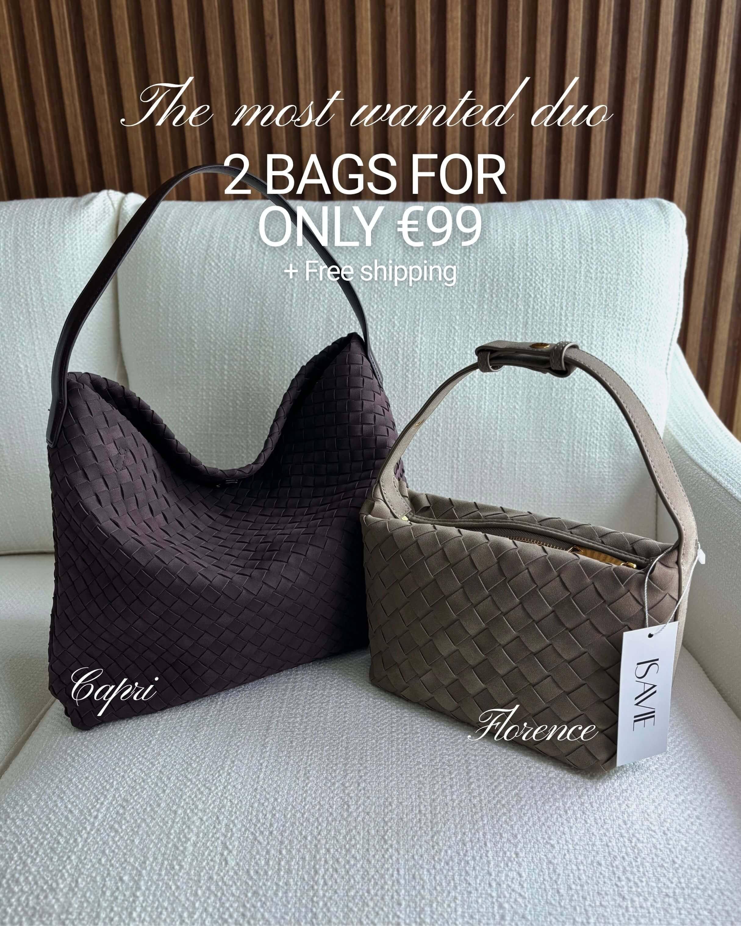 Capri & Florence Suede Bag Bundle