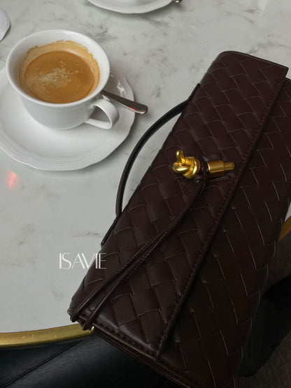 Sara Woven Clutch
