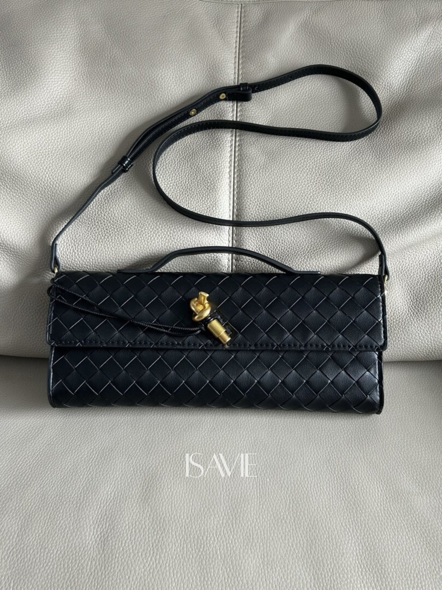 Sara Woven Clutch