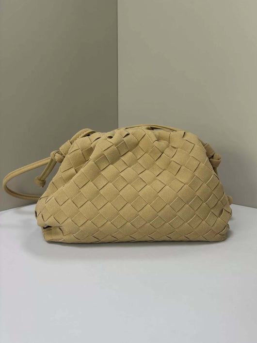 Amie Woven Suede Crossbody Bag