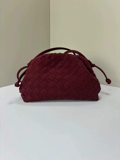 Amie Woven Suede Crossbody Bag