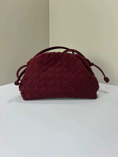 Amie Woven Suede Crossbody Bag