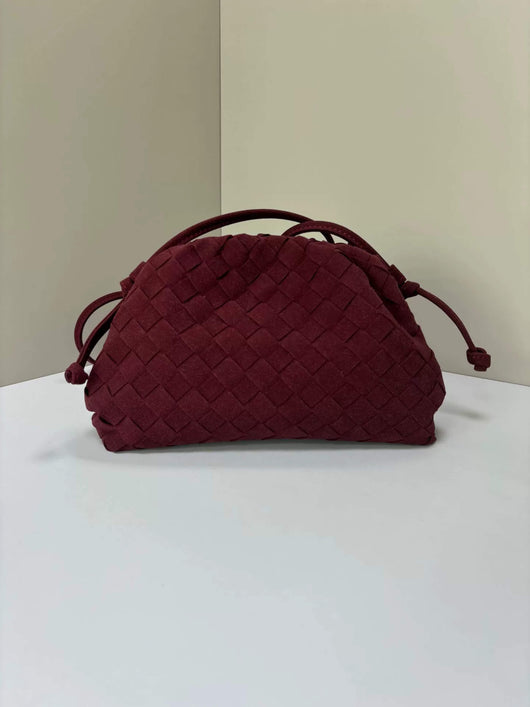 Amie Woven Suede Crossbody Bag