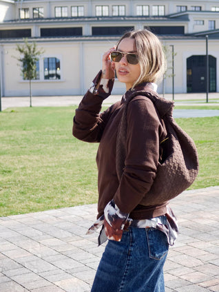 Ravello Medium Suede Bag