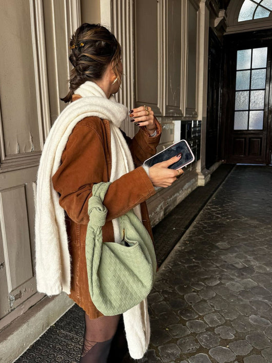 Ravello Medium Suede Bag