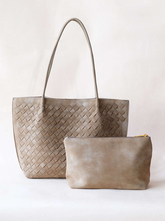 Positano Suede Tote Bag