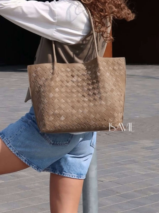 Positano Suede Tote Bag