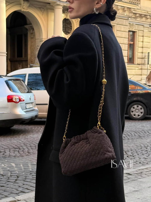 Elena Suede Crossbody Pouch