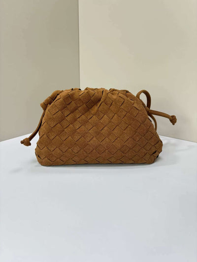 Amie Woven Suede Crossbody Bag