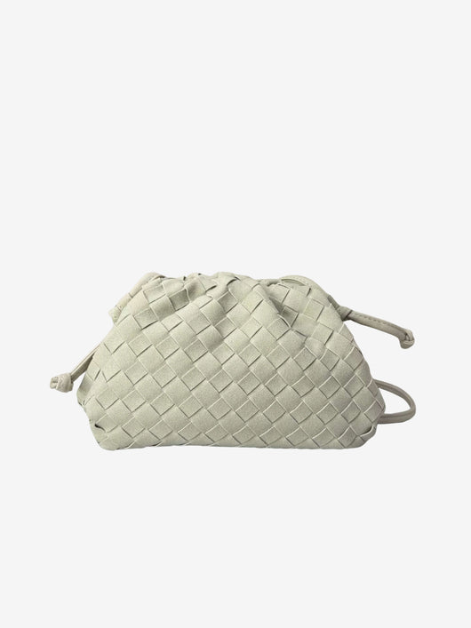 Amie Woven Suede Crossbody Bag