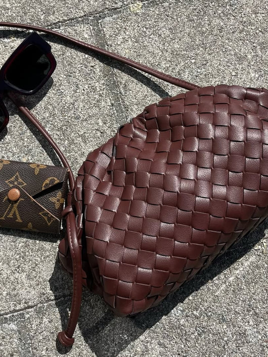 Amie Woven Crossbody Bag