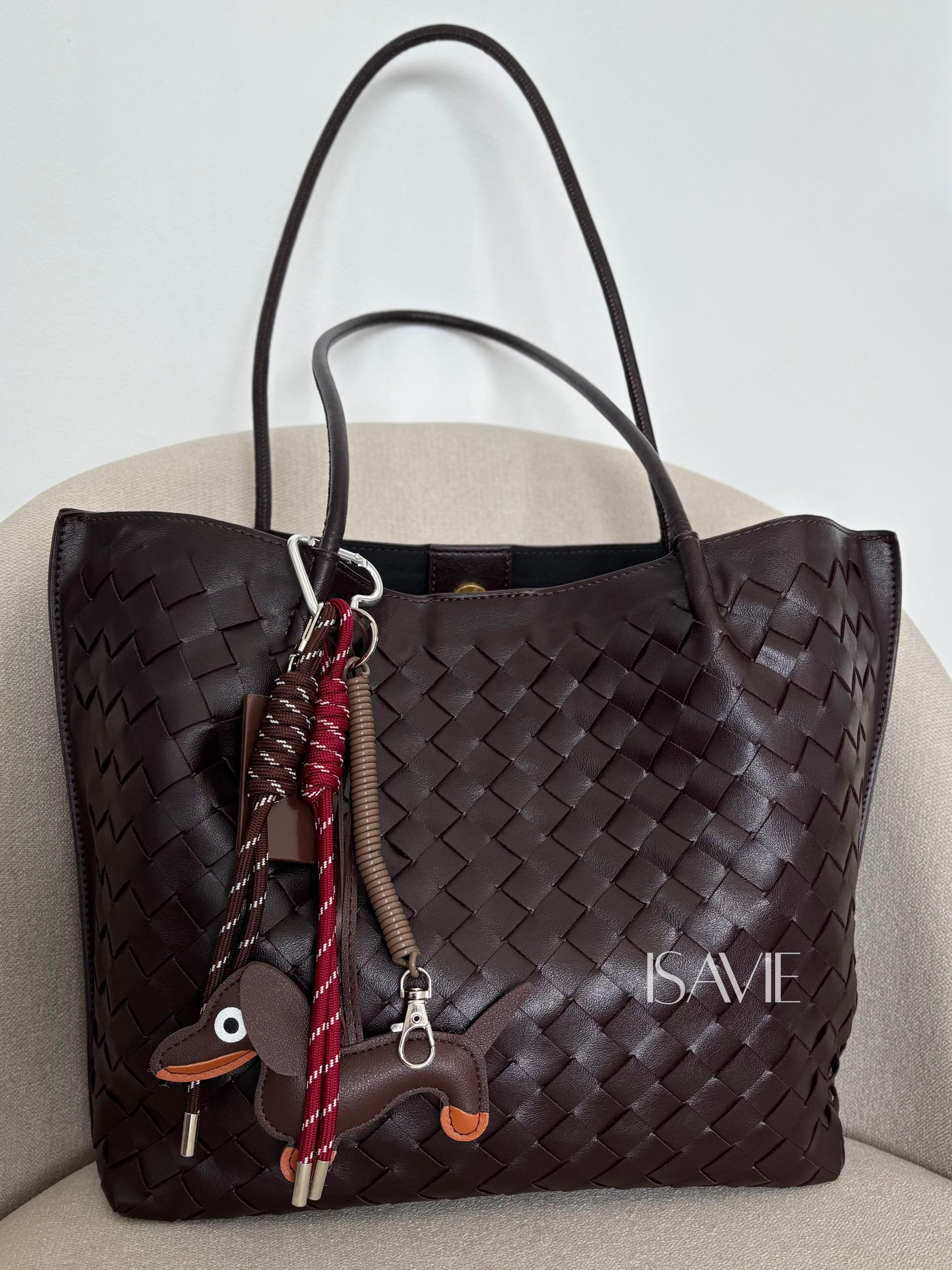 Chocolate &amp; Puppy Bag Charm