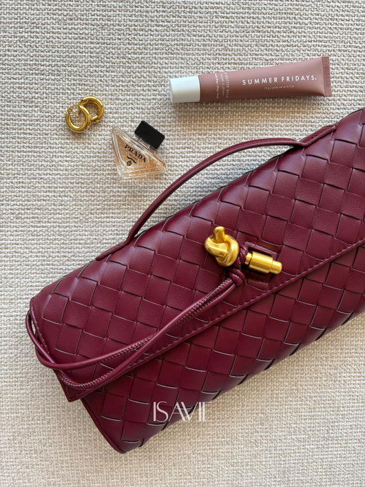 Sara Woven Clutch